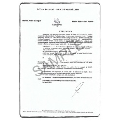 Attestation de divorce FR